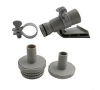 Homeponnew Para Intex 25022E - Juego de piezas de conector de chorro de piscina con soporte de tubo, sistema de boquilla de colador compatible con piscina sobre el suelo de 1.25 pulgadas