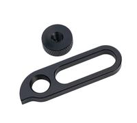 Homeponnew Percha de cambio trasera de aleación de aluminio para bicicletas de carretera y montaña, compatible con desviadores SRAM y Campagnolo, color negro