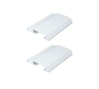 Homeponnew Piezas de repuesto para deflector de puerta de skimmer de piscina, 19,5 x 14 x 2,7 cm, colector de desechos de superficie de plástico blanco con esponja de filtro para mantenimiento de