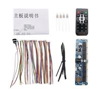 Homeponnew Placa de desarrollo de reloj Nixie de 6 dígitos para IN12 IN14 IN18 QS30-1, kit de bricolaje de descarga brillante con DS3231M y MAX1771, STC15W408AS MCU, entrada de 9V-12V