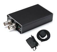 Homeponnew PLL-GPSDO - Oscilador disciplinado GPS de onda sinusoidal de 10 MHz con adaptador y antena GPS 3M, entrada CC 6-12 V, sincronización UTC de 1 PPS, salida RS232 NMEA