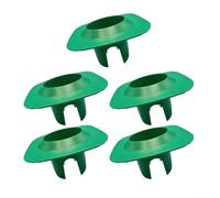 Homeponnew Protector de cabezal de aspersor para riego de patio, anillo de PVC resistente que detiene los golpes de la cortadora de césped, mantiene el césped recortado, se adapta a todas las cabezas