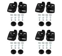 Homeponnew Raquetas de nieve de plástico con rodillos integrados para una mejor tracción para sopladores de nieve de dos etapas para máquinas compatibles con espaciado de pernos de 2-1/2 pulgadas y 3