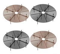 Homeponnew Rejilla de protección contra el suelo para macetas, paquete de 4 fundas de plástico de 19/30 cm para plantas de interior y exterior, evita molestias de mascotas (B)