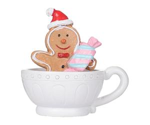 Homeponnew Resina festiva ideal para fiestas de Navidad. Cuenta con paisajes. Estas figuras de Navidad son juguetes perfectos para las vacaciones, cree en los cuentos de hadas. Resina festiva ideal