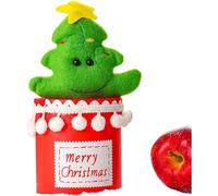 Homeponnew Rojo de 10 x 10 cm, lo que hace que la tela sea festiva para mayor durabilidad, ideal para las vacaciones de Navidad. Cuenta con un diseño festivo. Cuenta con motivos clásicos de Navidad