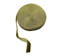 Homeponnew Rollo de cinta de terciopelo de 10 m para decoración navideña con un solo lado, 1,5 cm o 2,5 cm de ancho, rojo, marrón, verde claro, verde oscuro, para envolver regalos, árbol y corona