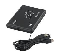 Homeponnew Sensor de proximidad USB RFID para lector de tarjetas de identificación inteligente EM4100 de 125 kHz, compatible con TK4001, no requiere alimentación externa, Plug and Play con emulación
