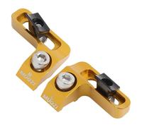 Homeponnew Soporte adaptador de aleación de aluminio para palanca de cambios de bicicleta SRAM I-Spec EV - Diseño hueco CNC, compatible con las series M4100/M6100/M7100/M8100/M9100 (dorado)