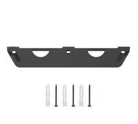 Homeponnew Soporte de amoladora angular montado en la pared con 2 ranuras y gancho de alambre, organizador para amoladoras y accesorios en entornos de taller de garaje, para almacenamiento de