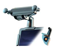 Homeponnew Soporte de teléfono para coche, soporte universal ajustable para teléfono celular con abrazadera de silicona para navegación y conducción seguras, color negro