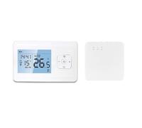 Homeponnew Termostato inalámbrico WiFi programable con control de aplicación, programación semanal y botones táctiles, función de bloqueo infantil con precisión de 1 grado para calefacción de caldera