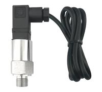 Homeponnew Transmisor de presión industrial para sistemas de aceite, agua, aire con salida de señal de 4-20 mA, construcción de acero inoxidable, puerto G1/4, ± 0,25% FS de alta precisión (0-0,5 MPa)