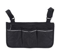 Homeponnew y práctica, fabricada con materiales de poliéster y algodón, esta bolsa de almacenamiento para reposabrazos de silla garantiza una larga vida útil y una excelente practicidad. Es deseable.