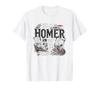 Homer Iliad Odyssey Poesía Griega Antigua Camiseta
