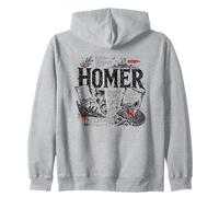 Homer Iliad Odyssey Poesía Griega Antigua Sudadera con Capucha