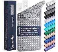 homerella® Alfombra Bañera Antideslizante Ducha 88x39cm, In anchos | Alfombra Ducha Antideslizante Bañera sin BPA | Alfombrilla Baño Resistente al Moho y Lavable a máquina & Delicada con la Piel