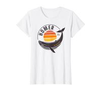 Homero Alaska Camiseta gráfica económica, Mujer, Blanco, XS