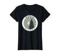 Homero Alaska Camiseta gráfica económica, Mujer, Negro, S