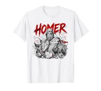 Homero Antiguo Poeta Griego Odisea Ilíada Saga Camiseta