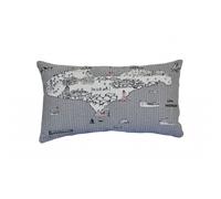 HomeRoots Almohada decorativa lumbar color crema, 24.0 in, color blanco Michigan Upper Peninsula Daylight Skyline