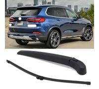 HOMERW Juego de Brazo y escobilla limpiaparabrisas Traseros - Apto para BMW X5 G05 2018 2019 2020 2021 Cepillo para Parabrisas, portón Trasero y Ventana
