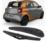 HOMERW Juego de Brazo y escobilla limpiaparabrisas Traseros - Apto para Smart ForFour W453 C453 A453 2014-2022 Cepillo para Parabrisas, portón Trasero y Ventana