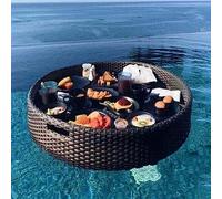 HOMEry - Mesa flotante para piscina y spa, perfecta para servir brunch y aire acondicionado en fiestas, bares de arena y baños, flotadores de piscina premium para adultos