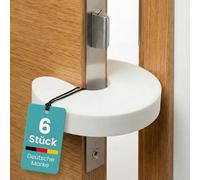 Homery - Tope de seguridad para puerta infantil (6 unidades, protección contra pinzamientos para puertas, espuma de espuma, protección contra pinzas, para niños y bebés, extra suave y flexible)
