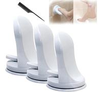 Homes Bathroom Foot Pedal Suction Cup,Shower Foot Rest for Toilet Use,Shower Step for Shaving Legs with No Drill Design,Non-Slip Bathroom Feet Pedal for Hotel,Dorm Wall Use