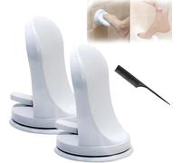 Homes Bathroom Foot Pedal Suction Cup,Shower Foot Rest for Toilet Use,Shower Step for Shaving Legs with No Drill Design,Non-Slip Bathroom Feet Pedal for Hotel,Dorm Wall Use