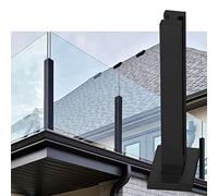HOMEs Poste de valla de piscina, columna de balaustre con clips, 65 cm de alto, ideal para barandilla de terraza y solut seguro
