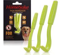Homesake - Herramienta para quitar garrapatas para perros, gatos y seres humanos - 1 paquete de 3 - Pinzas para eliminar garrapatas sin dolor - Herramienta de extracción de garrapatas para perros -