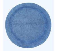 HOMESCAPES - Alfombra redonda para baño, lujosa de 1600gsm, 100% algodón extra suave, reversible, alfombra de baño antideslizante, lavable, superabsorbente, de secado rápido, alfombra redonda de baño