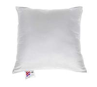 HOMESCAPES Cojín Sintético de 50 x 50 cm en Microfibra Anti acaros para su Salud y Bien Estar