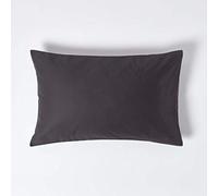 Homescapes Funda de Almohada Housewife 100% algodón Egipcio 1000 Hilos 48x74 cm Color Gris