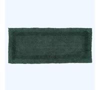 HOMESCAPES Gran Alfombra de Baño de Lujo 1600 g/m² Extra Suave 100% Algodón reversible, antideslizante, Lavable, Super absorbente, secado Rápido, 40 x 100 cm, Verde Espuma