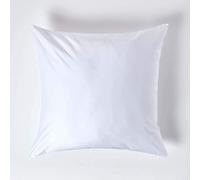 HOMESCAPES Juego de 4 fundas de almohada de algodón egipcio de 1000 hilos, color blanco, 60 x 60 cm, tamaño europeo