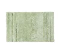 HOMESCAPES SPA Supreme - Tapete de baño de Lujo, Color Verde Salvia, Muy Pesado, 1800 g/m², Alfombra de algodón de Felpa súper Suave, 50 x 80 cm, Lavable en casa