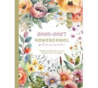 Homeschool Mama Planner 2026-2027: Homeschooling Record Keeper & Grade Book for Teaching Multiple Kids, Student up to 6 (August 2026 to July 2027)