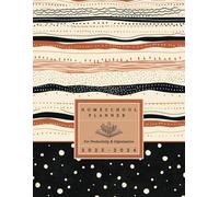 Homeschool Planner 2025-2026: Boho Themed Organizer and Lesson Tracker for Productivity During the 25-26 School Year