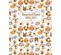 Homeschool Planner 2026-2027 for 3 Kids: Weekly & Monthly Educational Lesson Plan Book for Multi-Child Families / Attendance Trackers, Curriculum ... Records, and Activity Log for Three Students