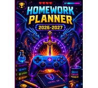 Homeschool Planner 2027-2026: Level Up Your School Year with a Gaming-Themed Assignment Tracker & School Organizer for Kids & Teens | Elementary, Middle School & Homeschool.