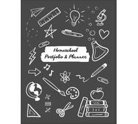 Homeschool Portfolio & Planner: All-in-one organizer and record book for homeschooling families. Undated and completely customizable