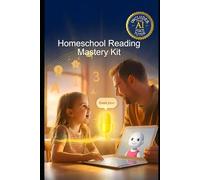 Homeschool Reading Mastery Kit: Homeschool Journal for Mom. Complete Phonics Workbook with FREE AI Tutor That Speaks & Listens-CVC Words, Sight Words, Fluency, Comprehension