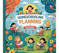 Homeschooling Planner and Notebook: Daily Lesson & Schedule Organizer for 3 months | 8.5 x 8.5 Inch