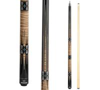 HomeSeason Taco de billar de 57 pulgadas, palos de billar profesionales de baja desviación, palos de piscina de madera de arce con junta de 3/8 x 8 pines y punta de 13 mm
