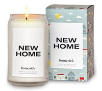 Homesick Vela perfumada de alta calidad, New Home, aromas de jazmín, madera de cedro, 13.75 onzas, combustión de 60-80 horas, vela de mezcla de soja natural para decoración del hogar, vela relajante