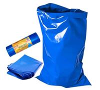 HOMESmith HSBB-005 BB2154221 - Sacos de escombros extrafuertes resistentes, plástico azul, 30 kg