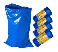HOMESmith HSBB-100 BB2154221 - Sacos de escombros extrafuertes resistentes, plástico azul, 30 kg
